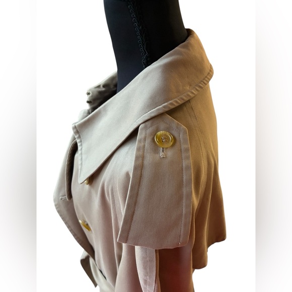 Burberrys’ Vintage Khaki Trench Coat, Men’s Size 40 Regular-Quality Made-Pre ‘99 - Picture 6 of 16